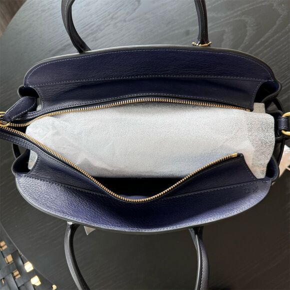 Coach Empire Carryall 40 Satchel Dark Navy Large Women's Bag - Picture 11 of 14